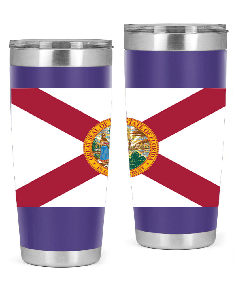 Florida 43#- Us Flags- Tumbler