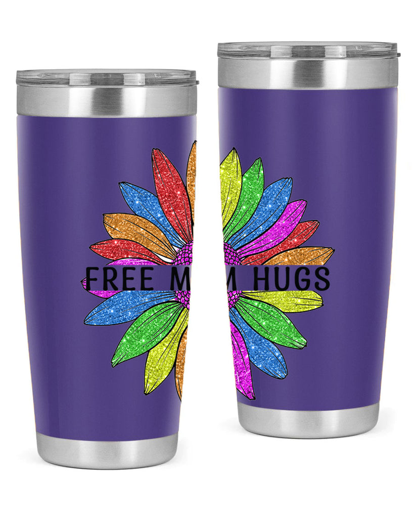 Free Mom Hugs Gay Pride Lgbt Flower 26#- lgbt- Tumbler