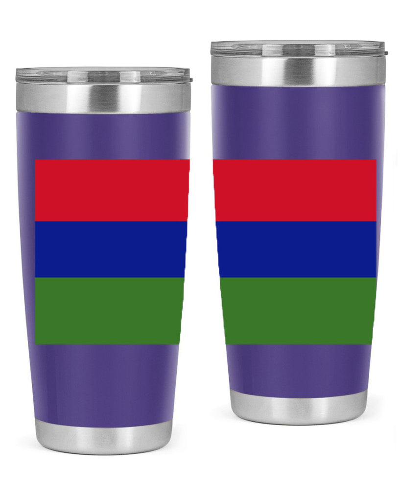 Gambia 135#- world flags- Tumbler