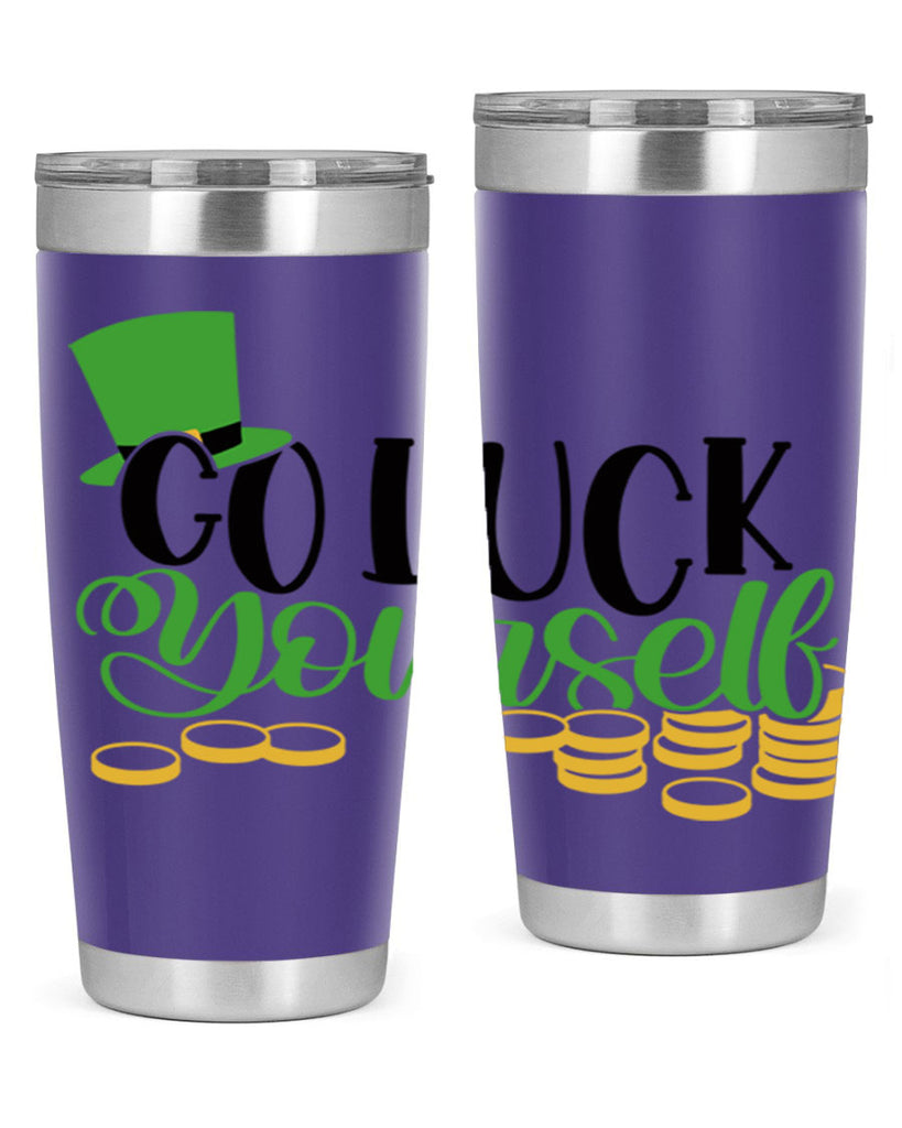 Go Lucky Yourself Style 98#- St Patricks Day- Tumbler