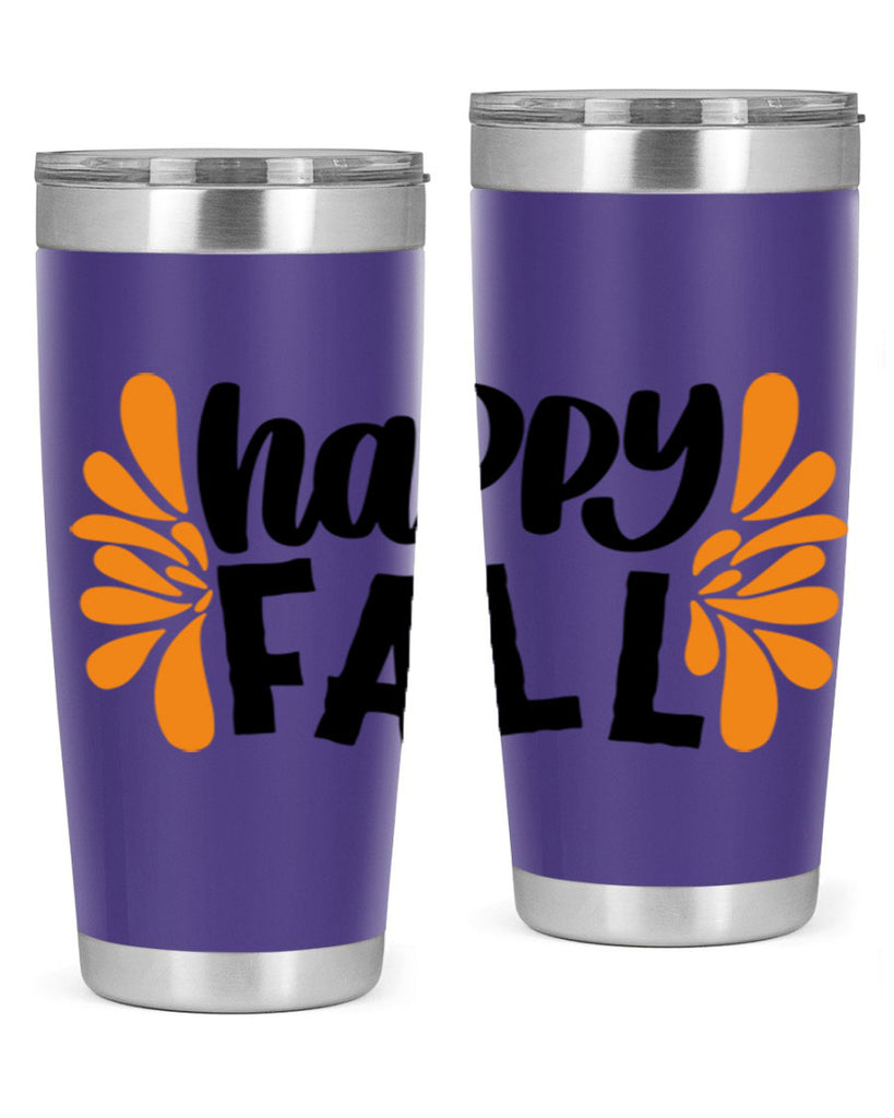 Happy Fall 491#- fall- Tumbler