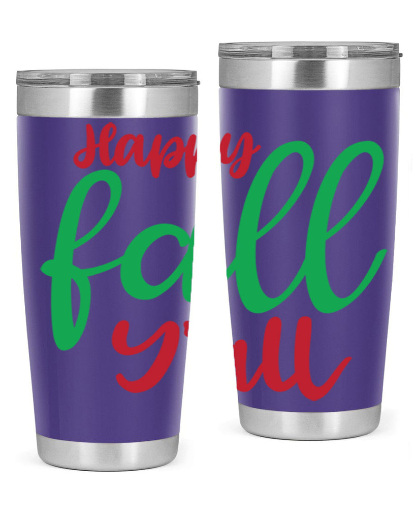 Happy Fall Y all 226#- fall- Tumbler