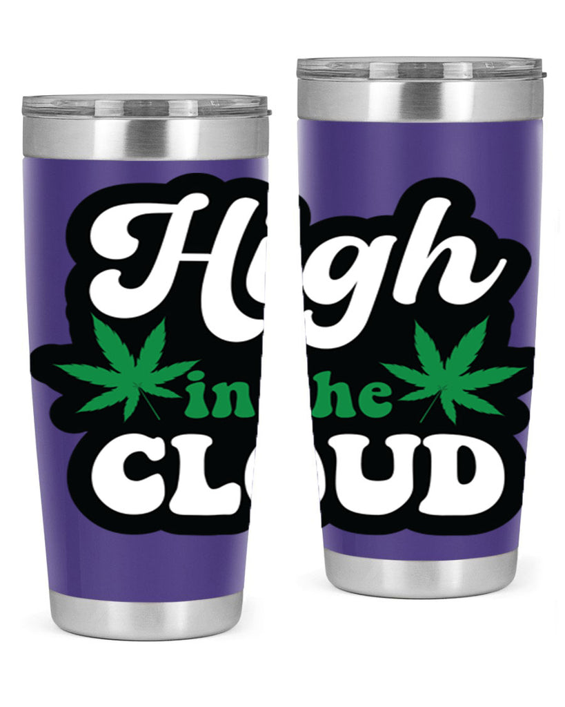 High in the cloud 113#- marijuana- Tumbler