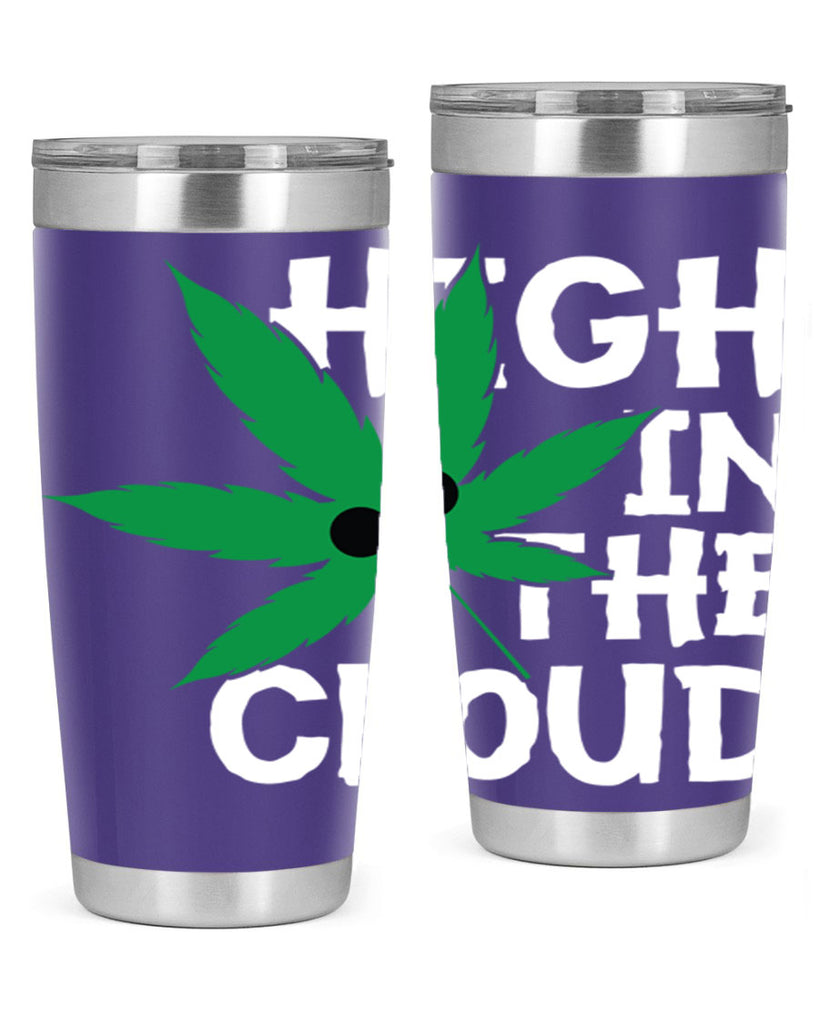 High in the cloud 114#- marijuana- Tumbler