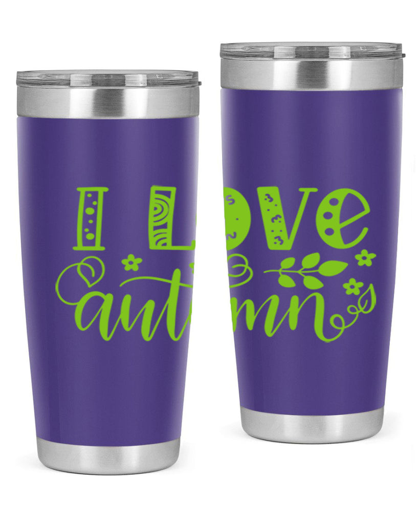 I Love Autumn 325#- fall- Tumbler