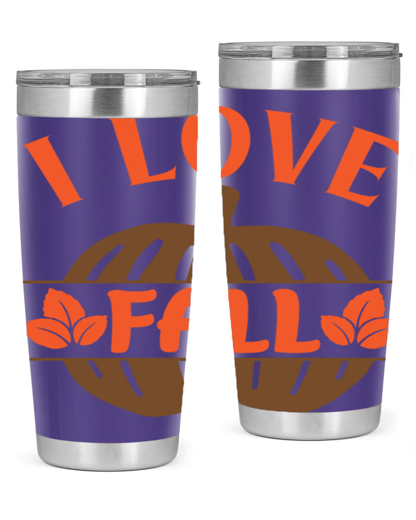 I Love Fall 337#- fall- Tumbler