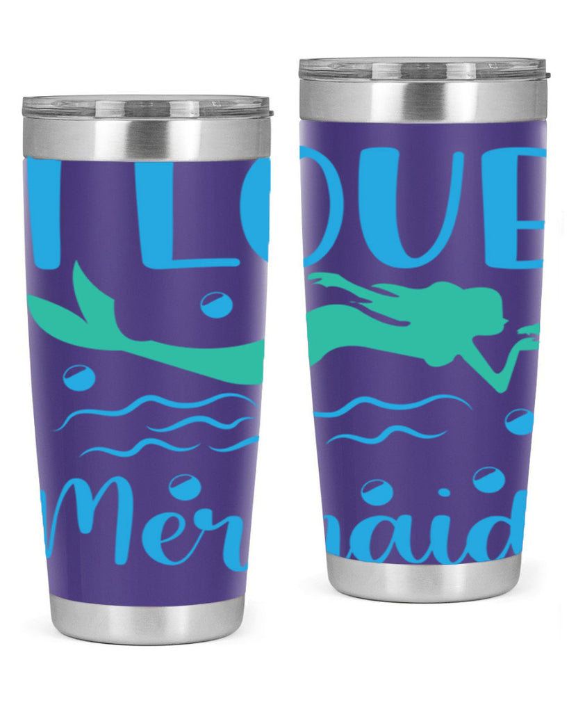 I Love Mermaid Design 231#- mermaid- Tumbler