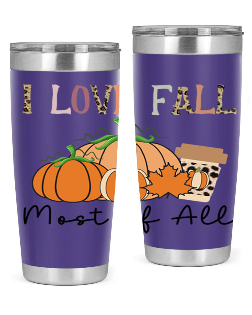 I love fall most of all 326#- fall- Tumbler