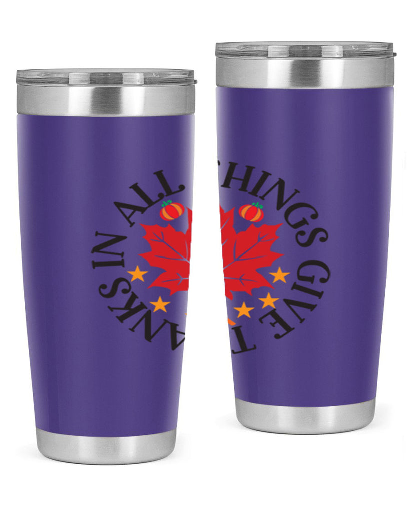 Inallthingsgivethanks 353#- fall- Tumbler