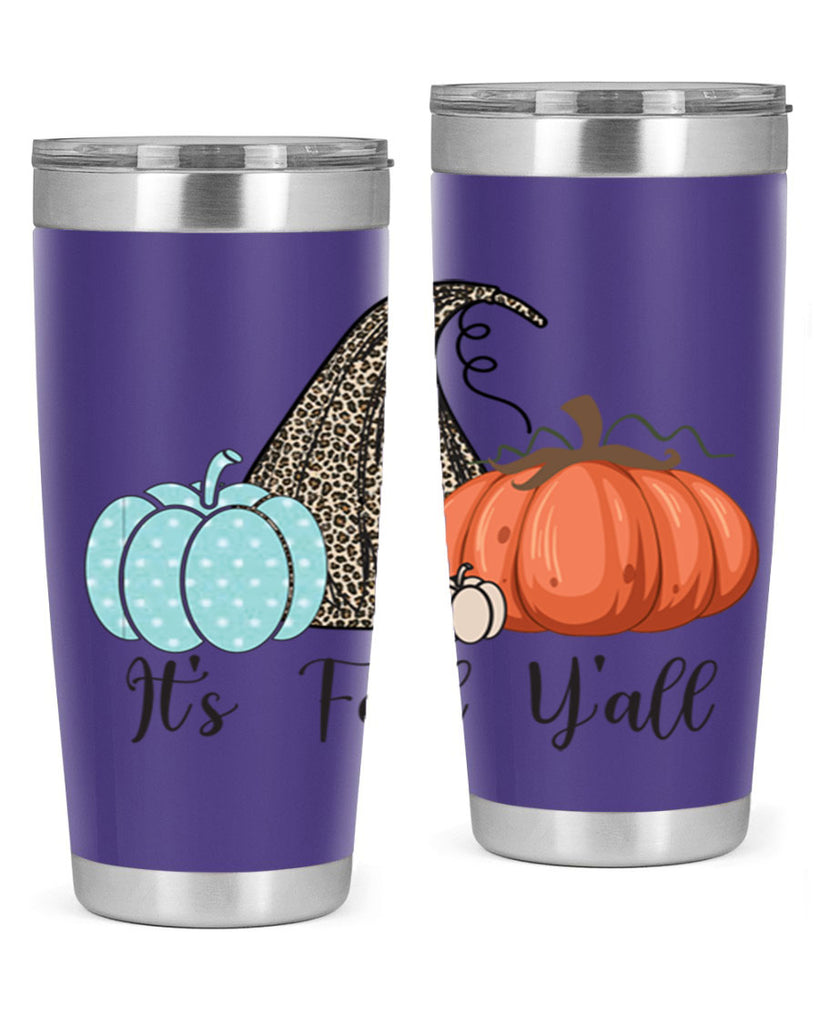 It s Fall Y all Pumpkin 363#- fall- Tumbler