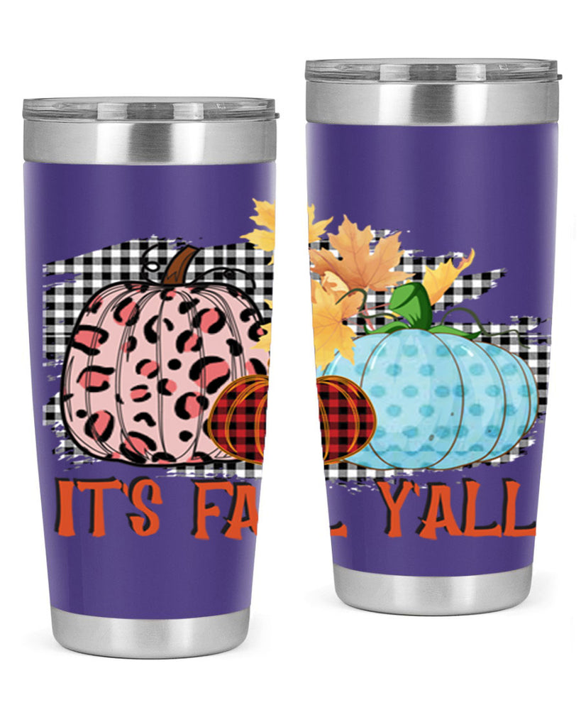 Its Fall Yall Design 371#- fall- Tumbler