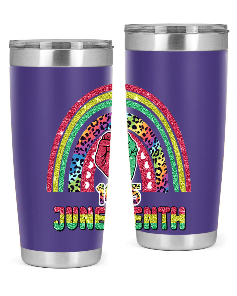 Juneteenth 1865 Rainbow 19#- Juneteenth- tumbler