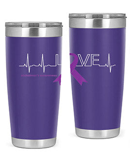 LOVE Gifts for Survivors National Alzheimers Awareness 191#- alzheimers- Tumbler