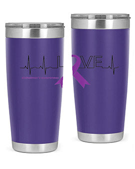 LOVE Gifts for Survivors National Alzheimers Awareness 192#- alzheimers- Tumbler