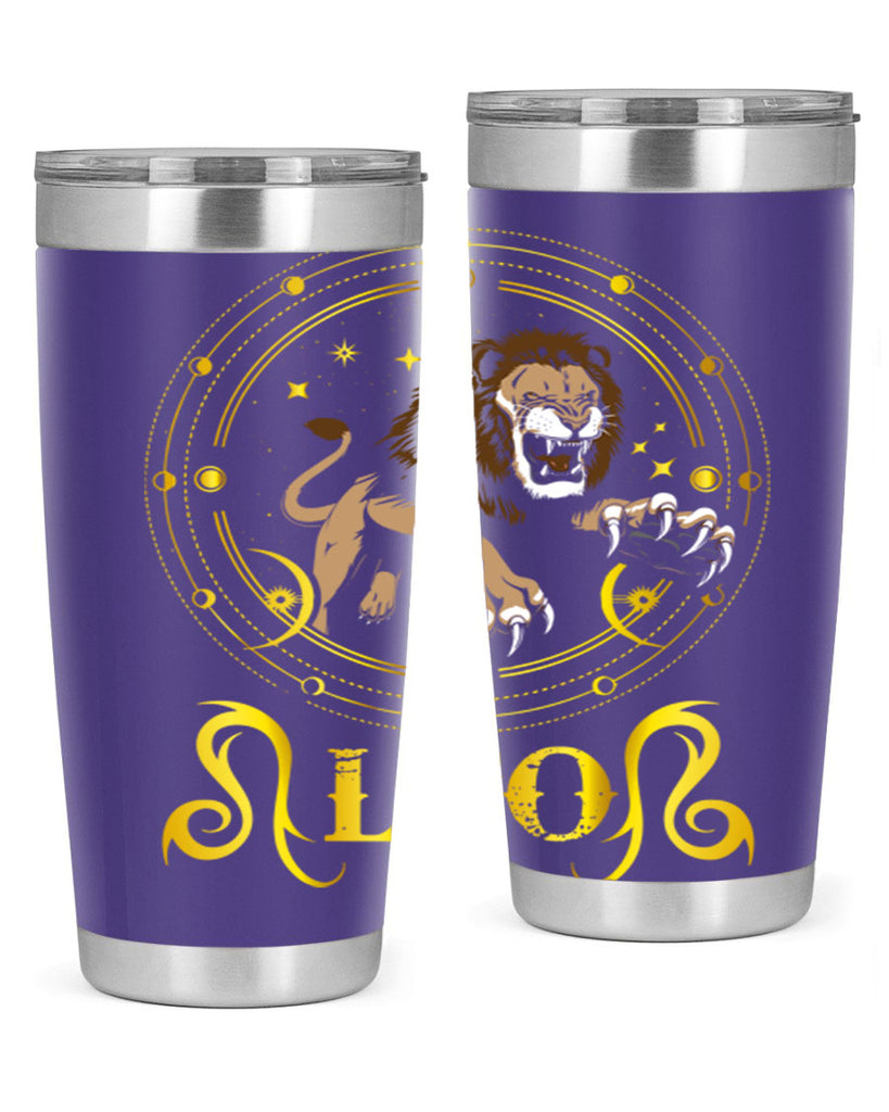 Leo 297#- zodiac- Tumbler