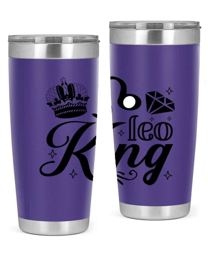 Leo king 290#- zodiac- Tumbler