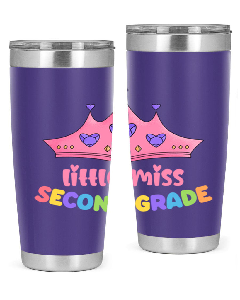 Little Miss 2nd Grade 16#- second grade- Tumbler