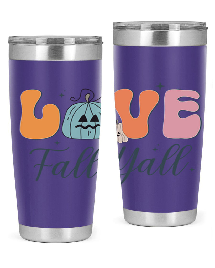 Love Fall Yall 413#- fall- Tumbler