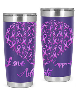 Love Suppor Advocae AlzheimerS 194#- alzheimers- Tumbler