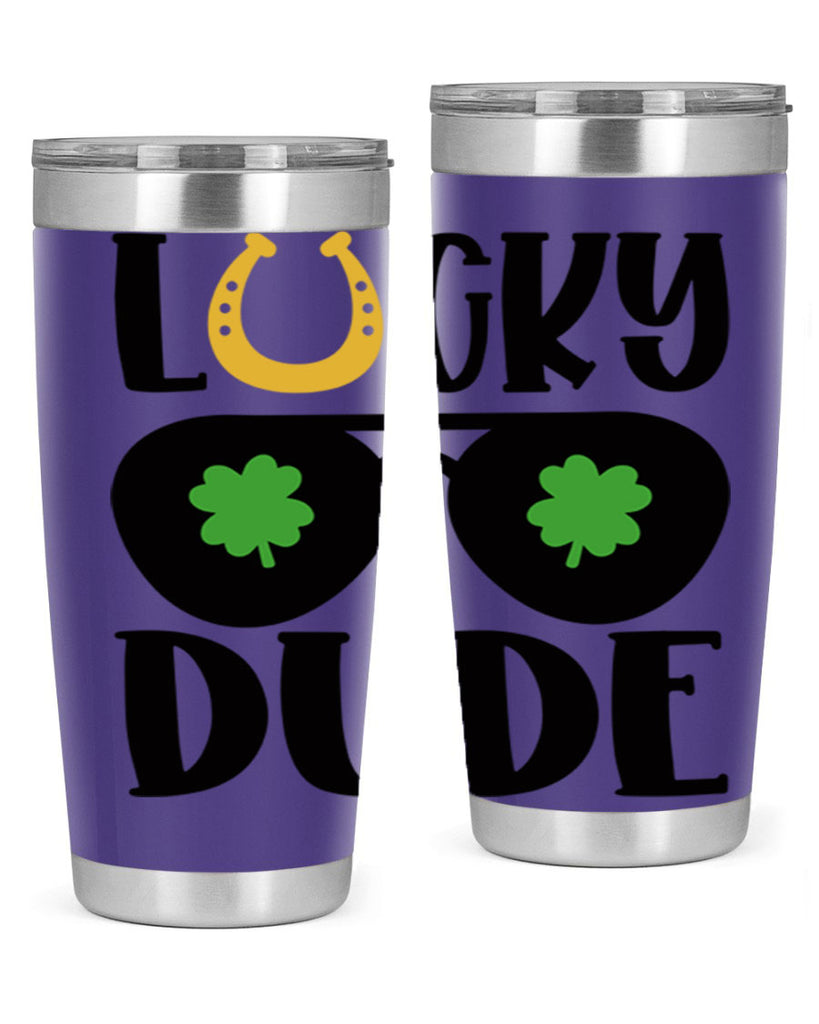 Lucky Dude Style 57#- St Patricks Day- Tumbler