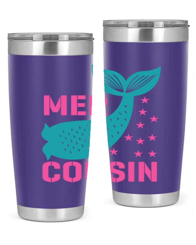 Mer Cousin 324#- mermaid- Tumbler