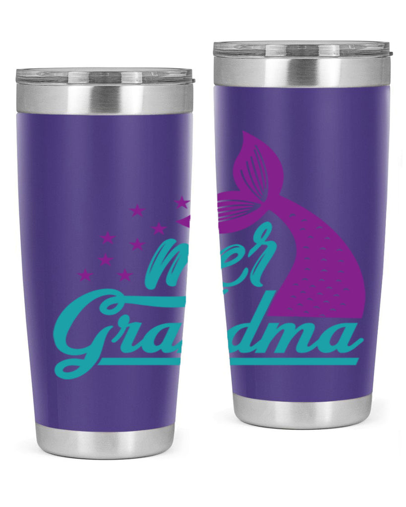 Mer Grandma 328#- mermaid- Tumbler