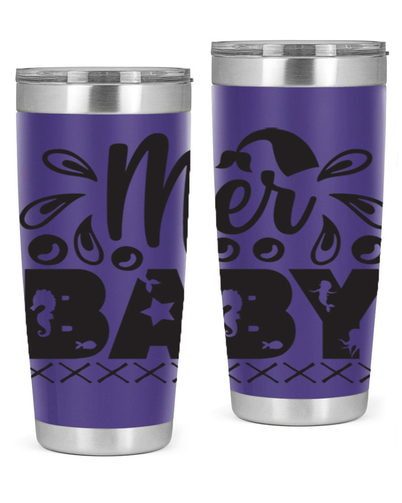 Mer baby 348#- mermaid- Tumbler