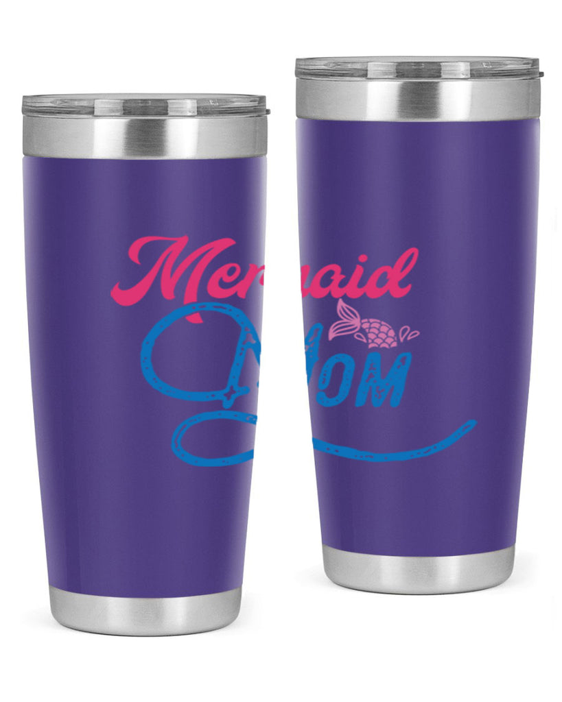 Mermaid Mom 371#- mermaid- Tumbler