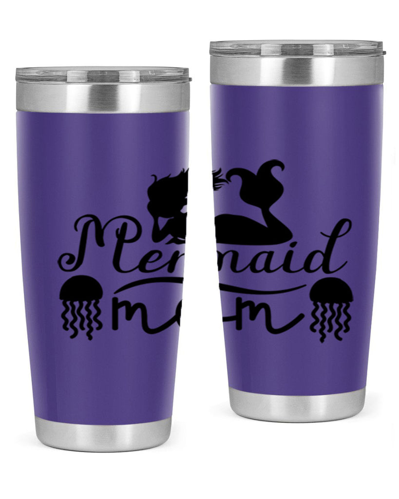 Mermaid Mom 373#- mermaid- Tumbler