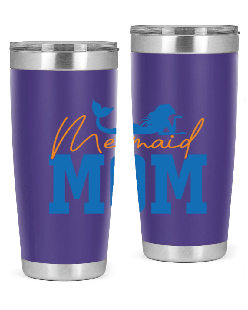 Mermaid Mom 375#- mermaid- Tumbler