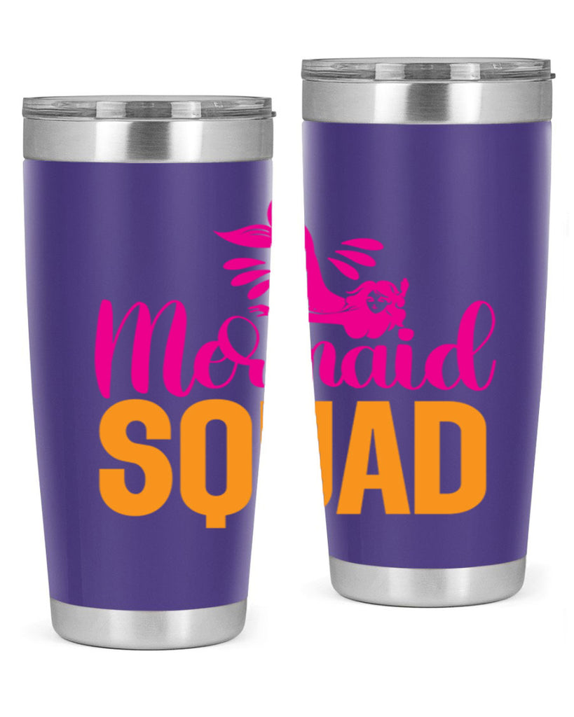 Mermaid Squad 381#- mermaid- Tumbler