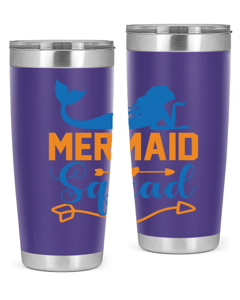 Mermaid Squad 385#- mermaid- Tumbler