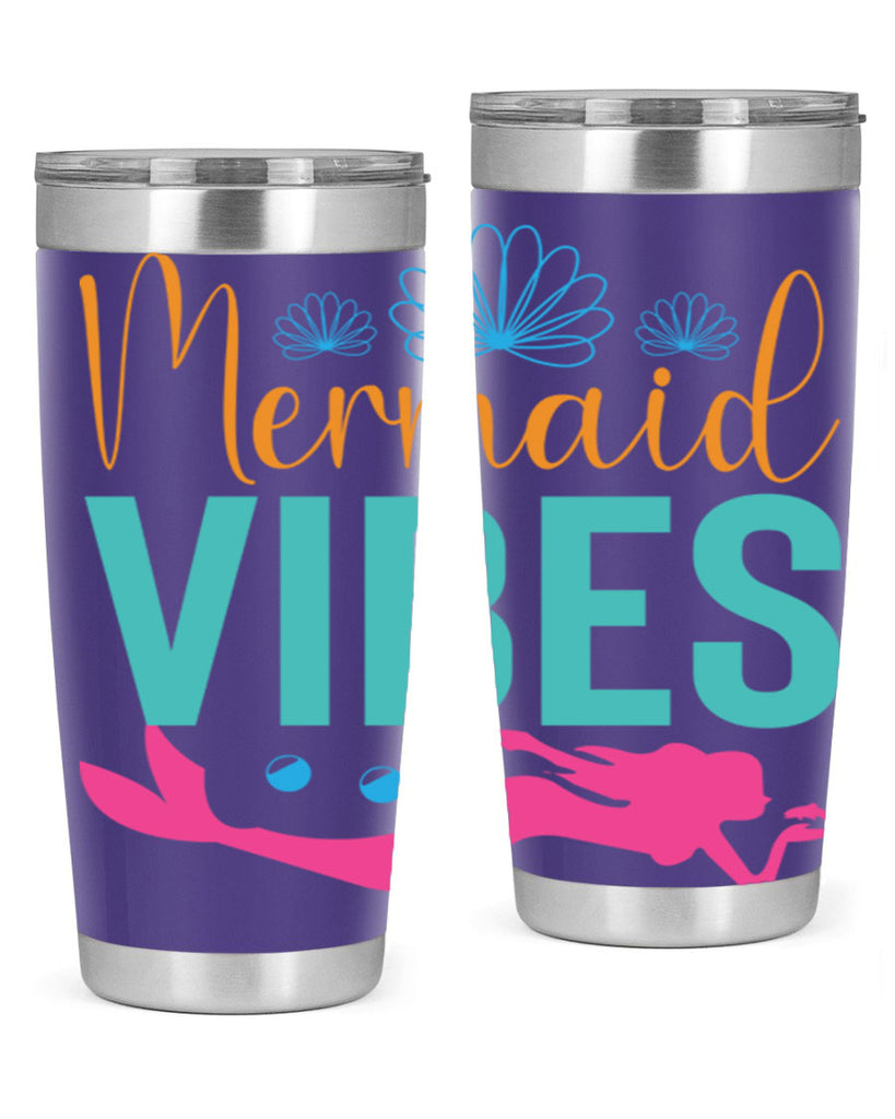 Mermaid Vibes Design 465#- mermaid- Tumbler