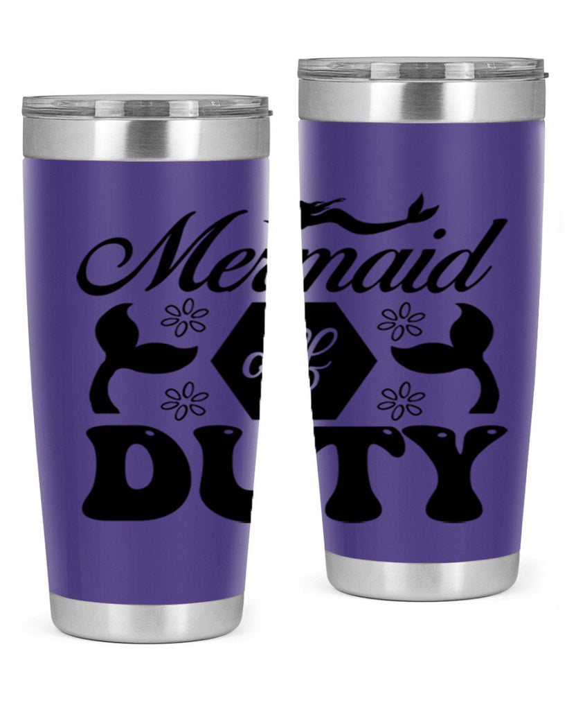 Mermaid off duty 433#- mermaid- Tumbler