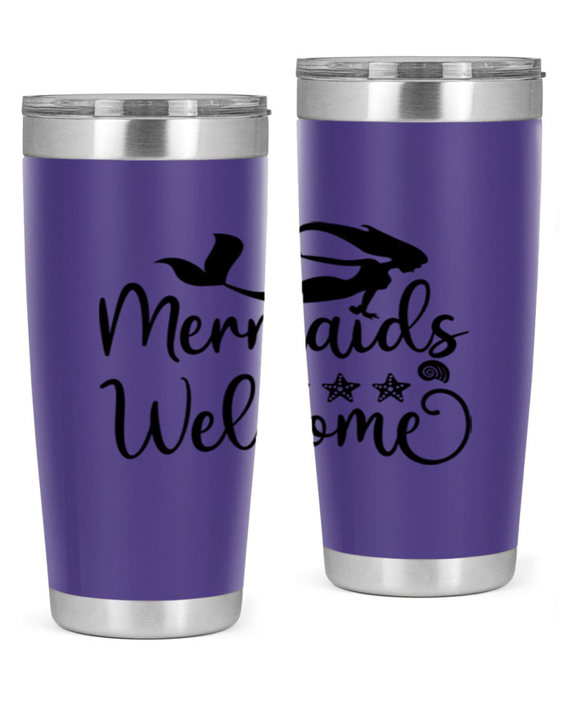 Mermaids welcome design 501#- mermaid- Tumbler