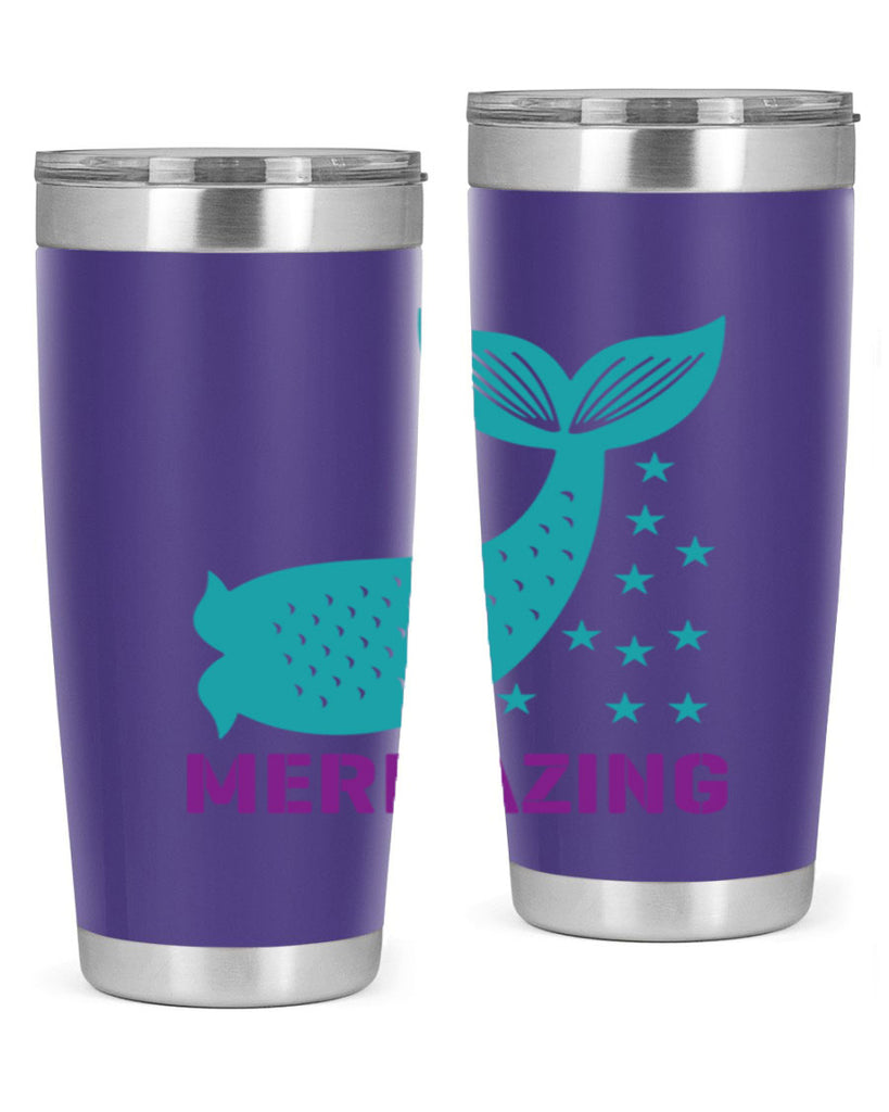 Mermazing 502#- mermaid- Tumbler