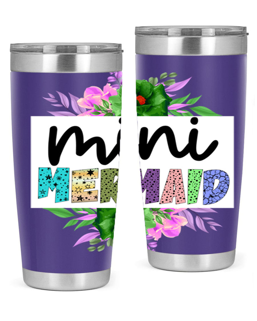 Mini Mermaid 505#- mermaid- Tumbler