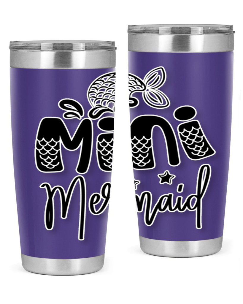 Mini Mermaid 508#- mermaid- Tumbler
