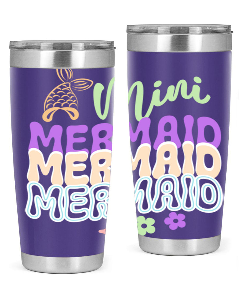 Mini Mermaid 509#- mermaid- Tumbler