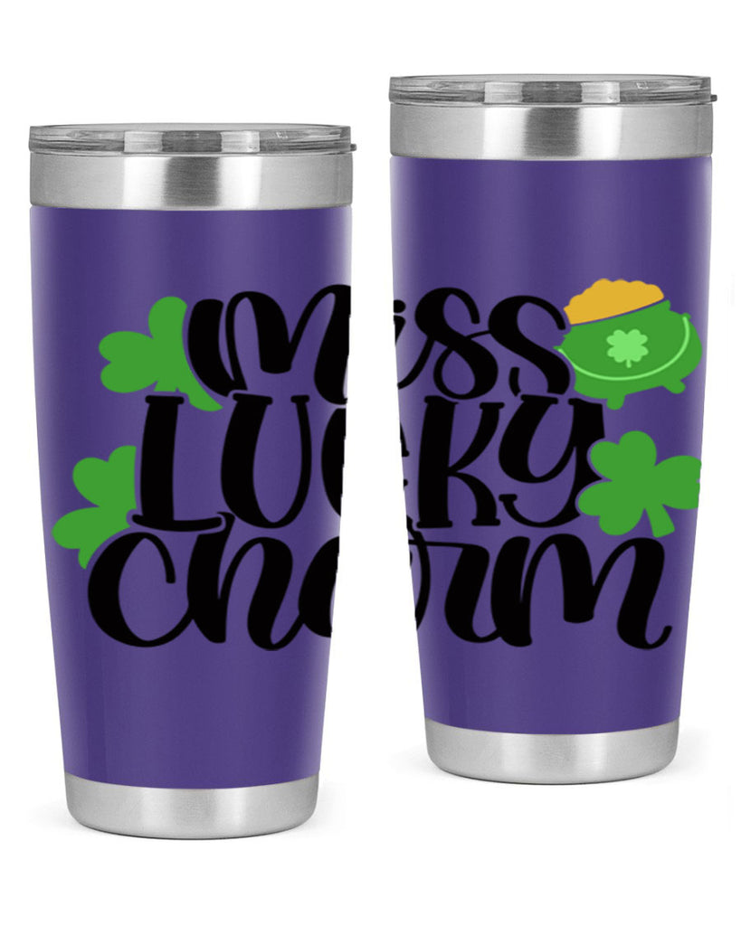 Miss Lucky Charm Style 48#- St Patricks Day- Tumbler