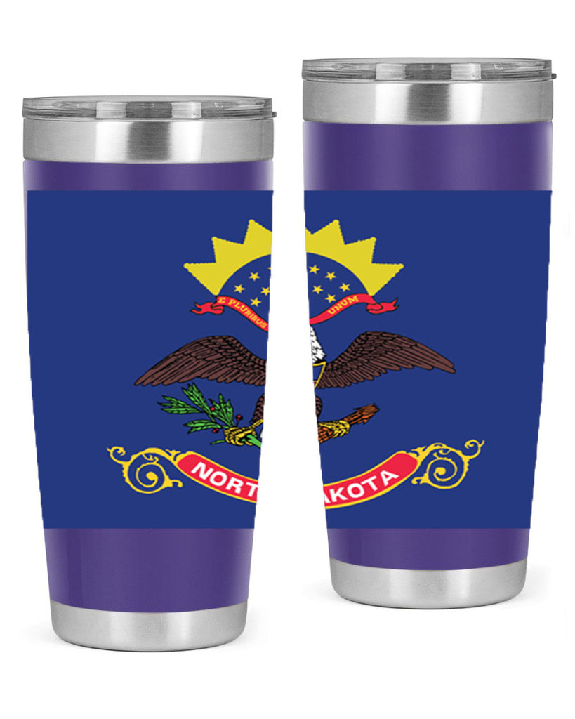 North Dakota 18#- Us Flags- Tumbler