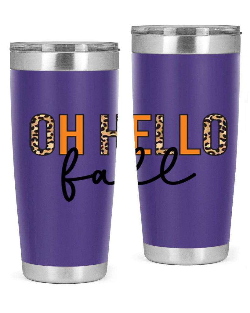 Oh hello fall 451#- fall- Tumbler