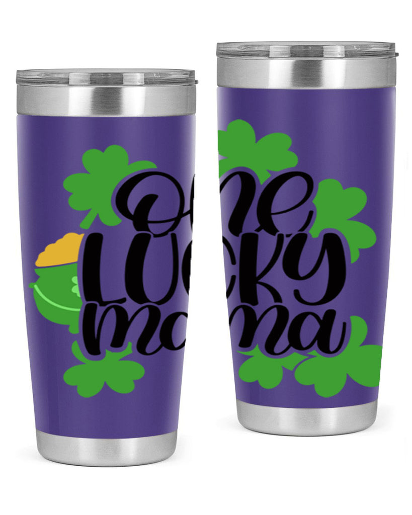 One Lucky Mama Style 42#- St Patricks Day- Tumbler