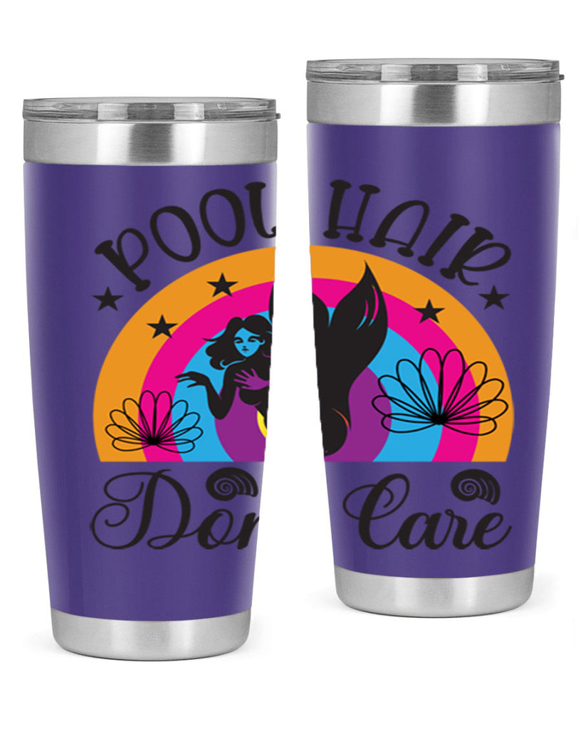 Pool hair dont care 541#- mermaid- Tumbler