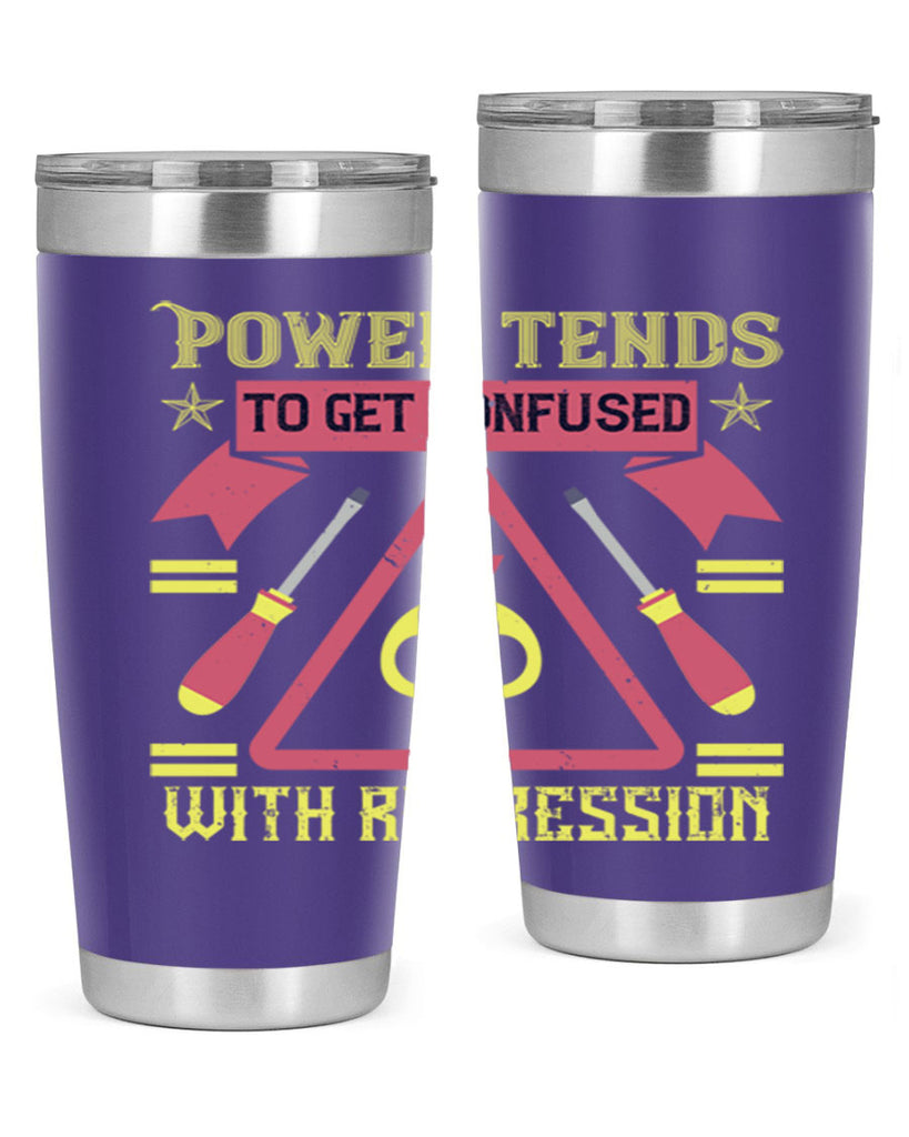 Power tends to get confused with repression Style 17#- electrician- tumbler