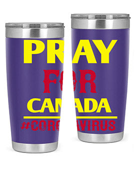 Pray For Canada Style 7#- corona virus- Cotton Tank