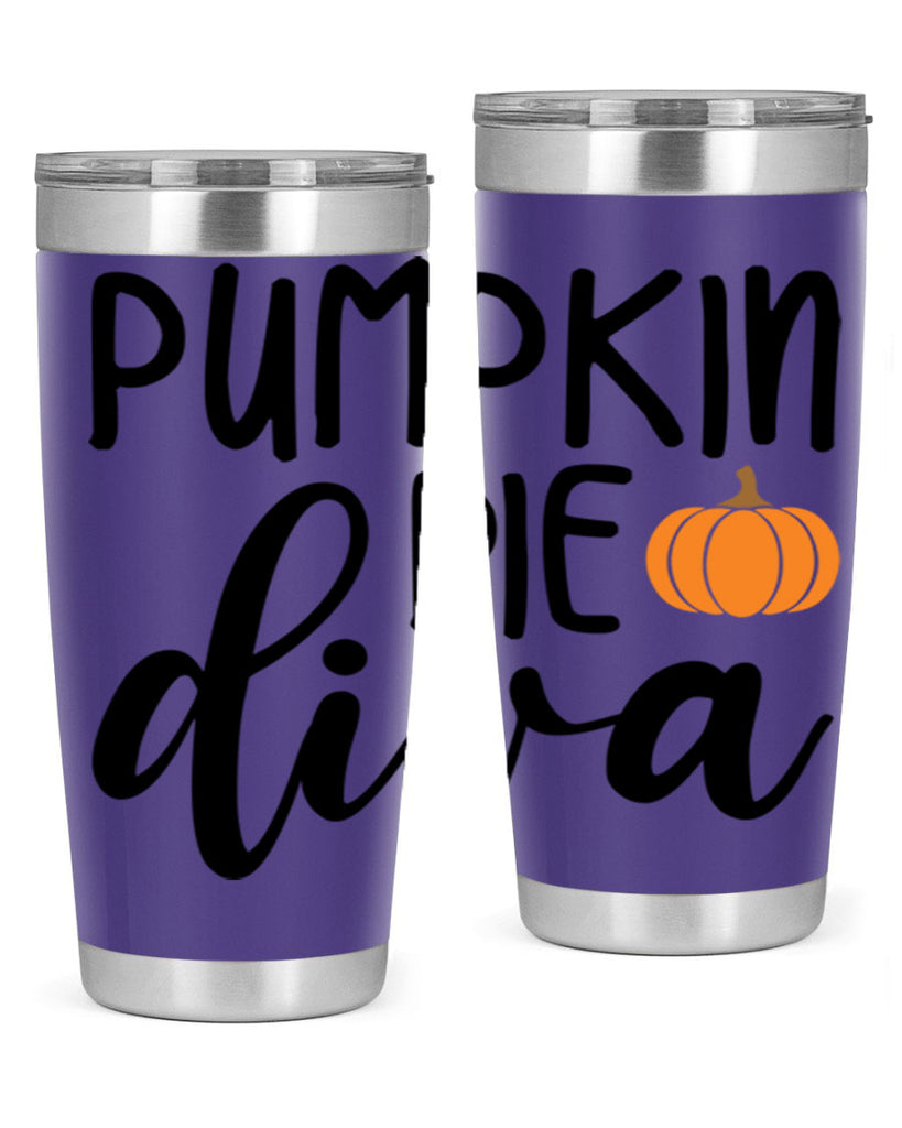 Pumpkin Pie Diva 532#- fall- Tumbler