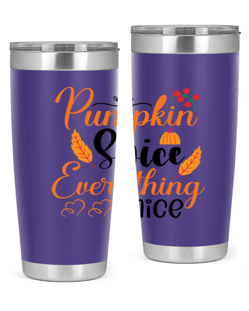 Pumpkin Spice Everything Nice 543#- fall- Tumbler