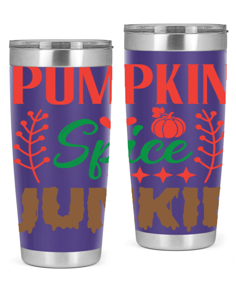 Pumpkin Spice Junkie 547#- fall- Tumbler