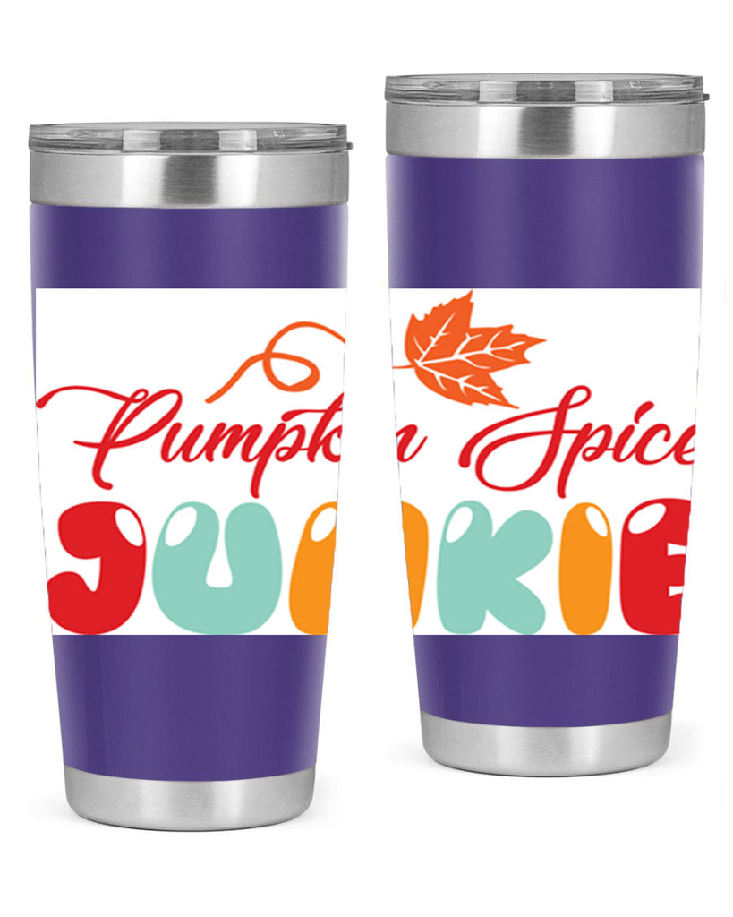 PumpkinSpiceJunkiedesign 569#- fall- Tumbler